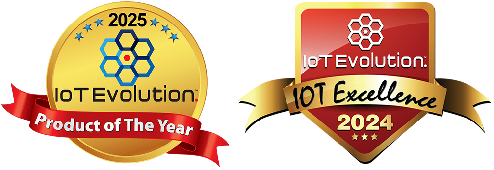 2024 IoT Evolution IoT Excellence Award Badge